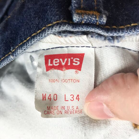 Levi's 517 VTG Men's 40x34 (Fits 38x29) USA Made 100% Cotton Boot Cut Jeans - Picture 3 of 11